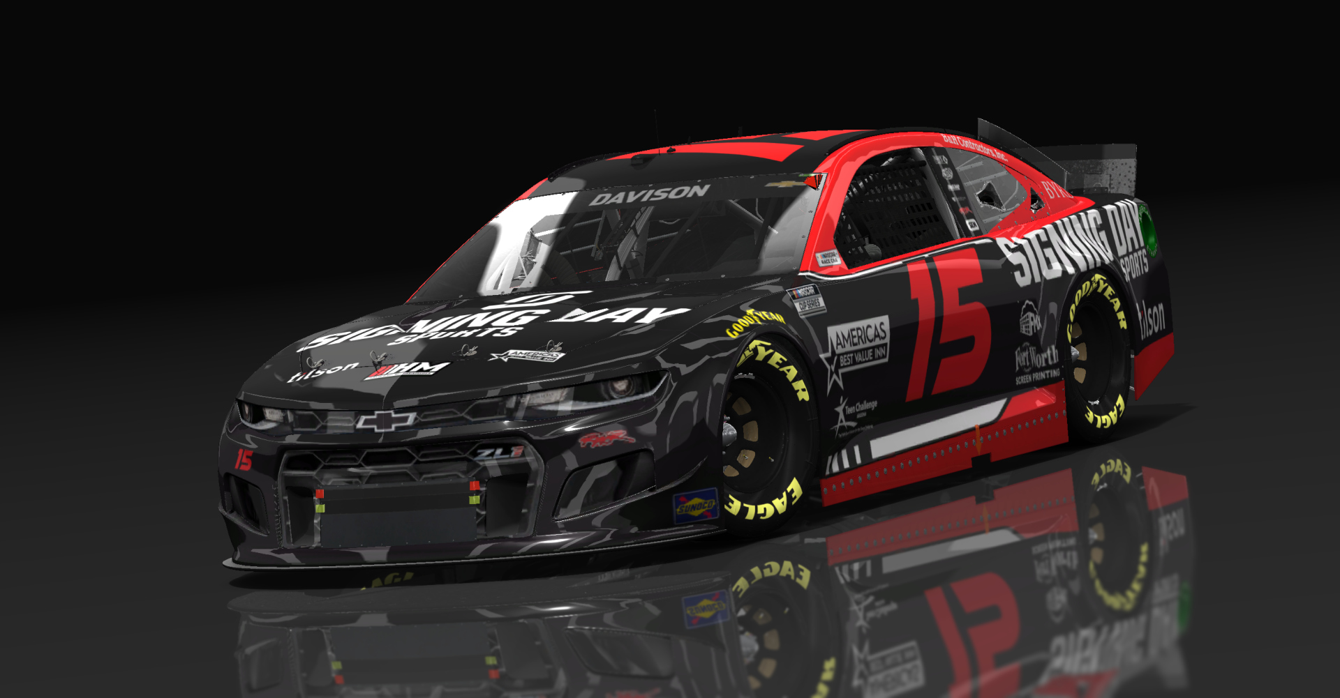 Chevrolet Camaro NASCAR '21, skin #15James_Davison