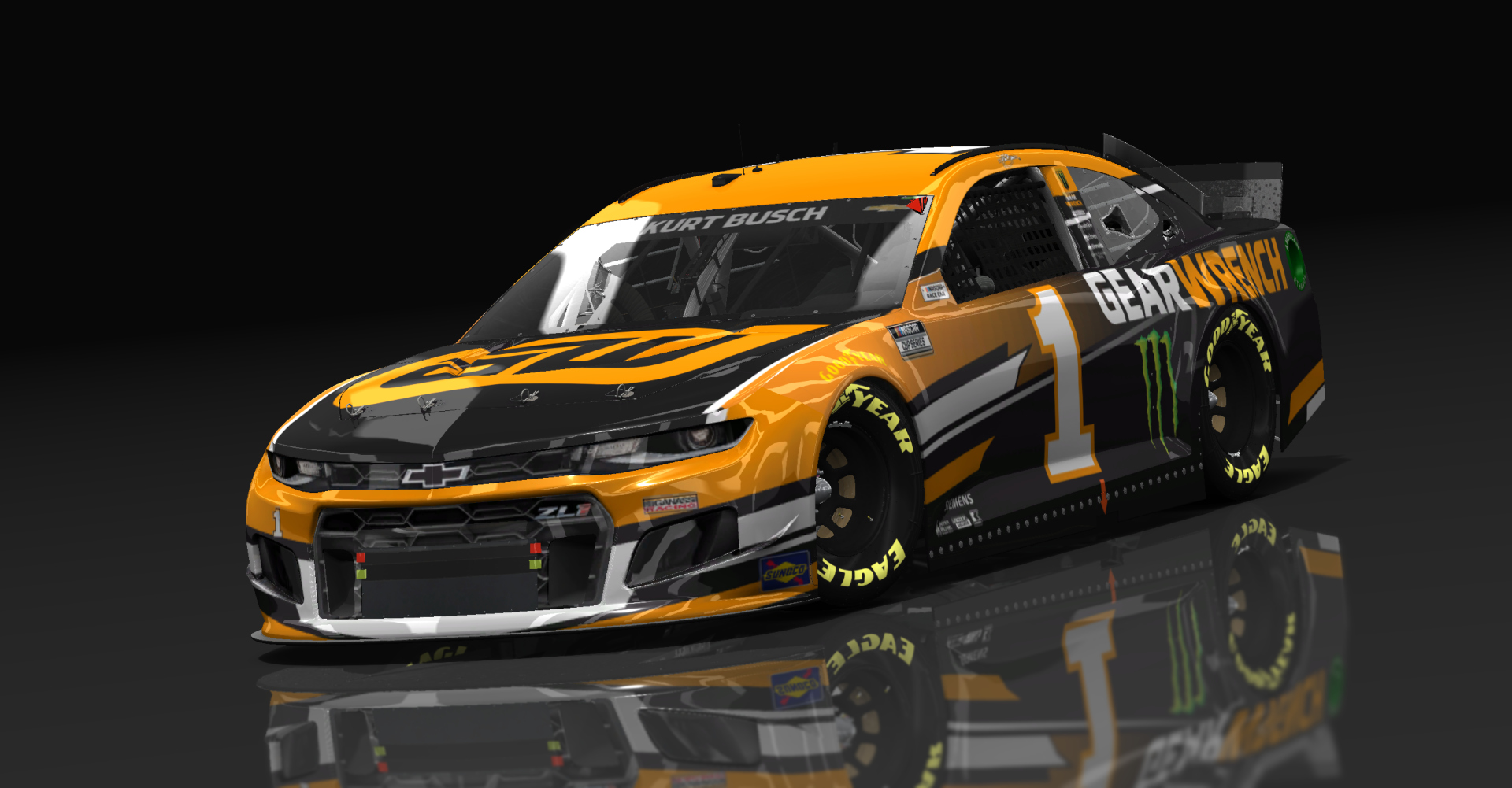 Chevrolet Camaro NASCAR '21, skin #1Kurt_Bush