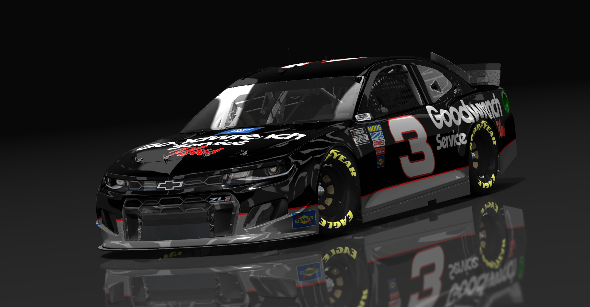 Chevrolet Camaro NASCAR '21, skin #3_Goodwrench