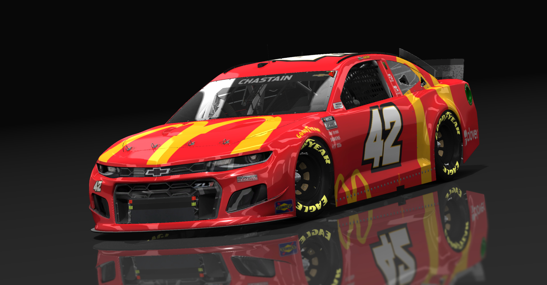 Chevrolet Camaro NASCAR '21, skin #42Ross_Chastain