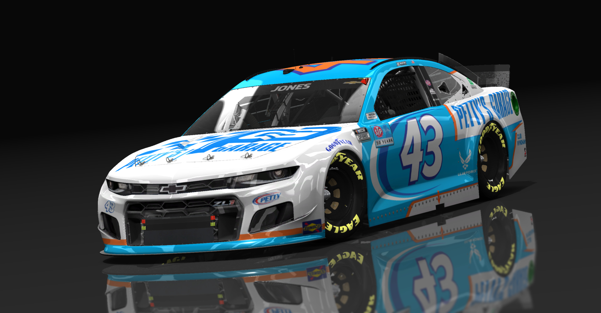 Chevrolet Camaro NASCAR '21, skin #43Erik_Jones