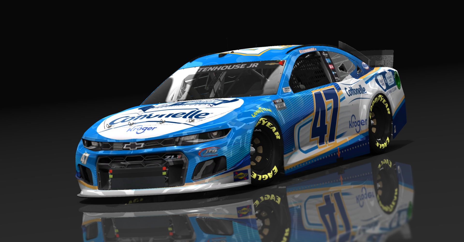 Chevrolet Camaro NASCAR '21, skin #47Ricky_Stenhouse__Jr