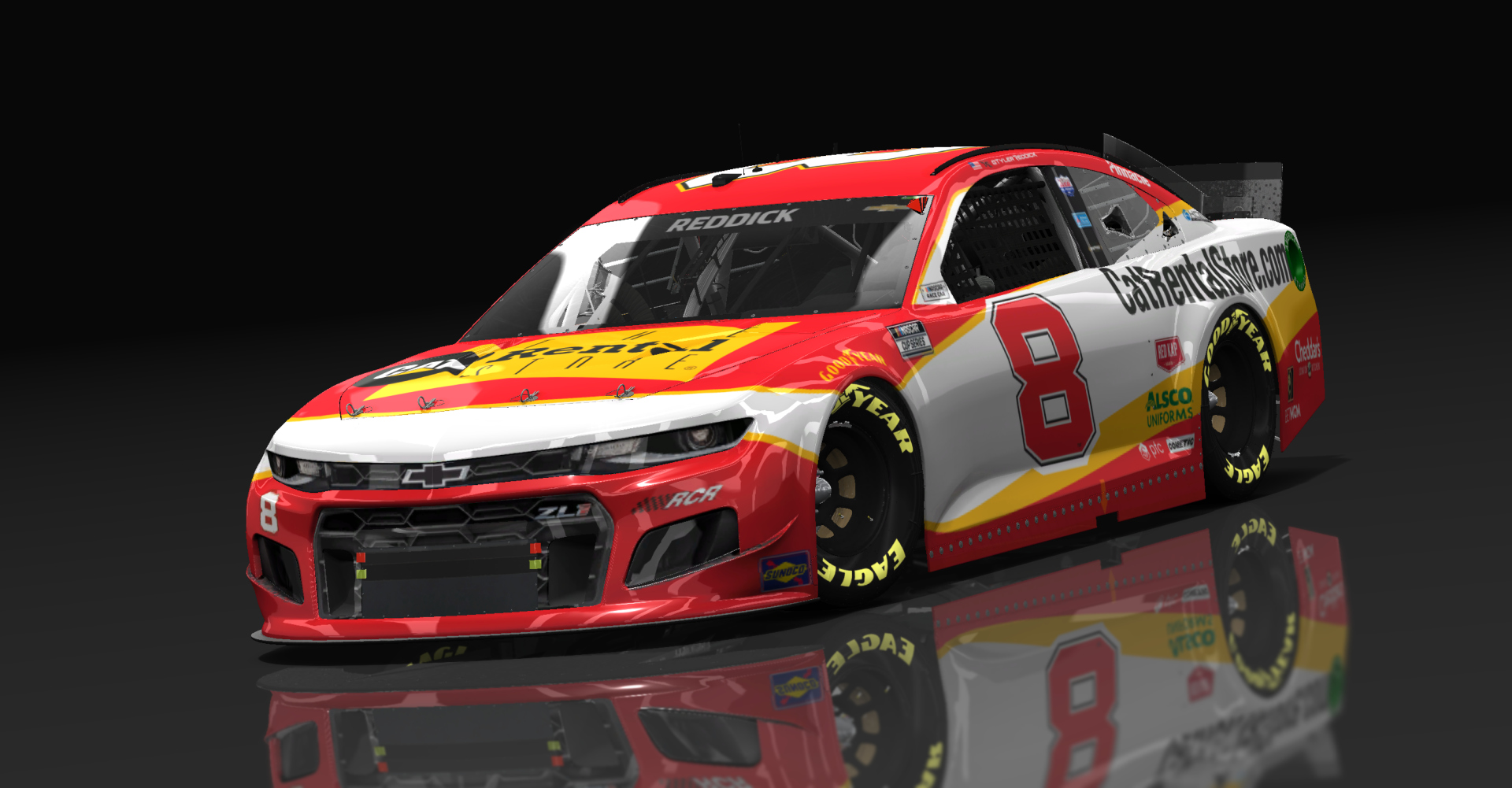 Chevrolet Camaro NASCAR '21, skin #8Tyler_Reddick