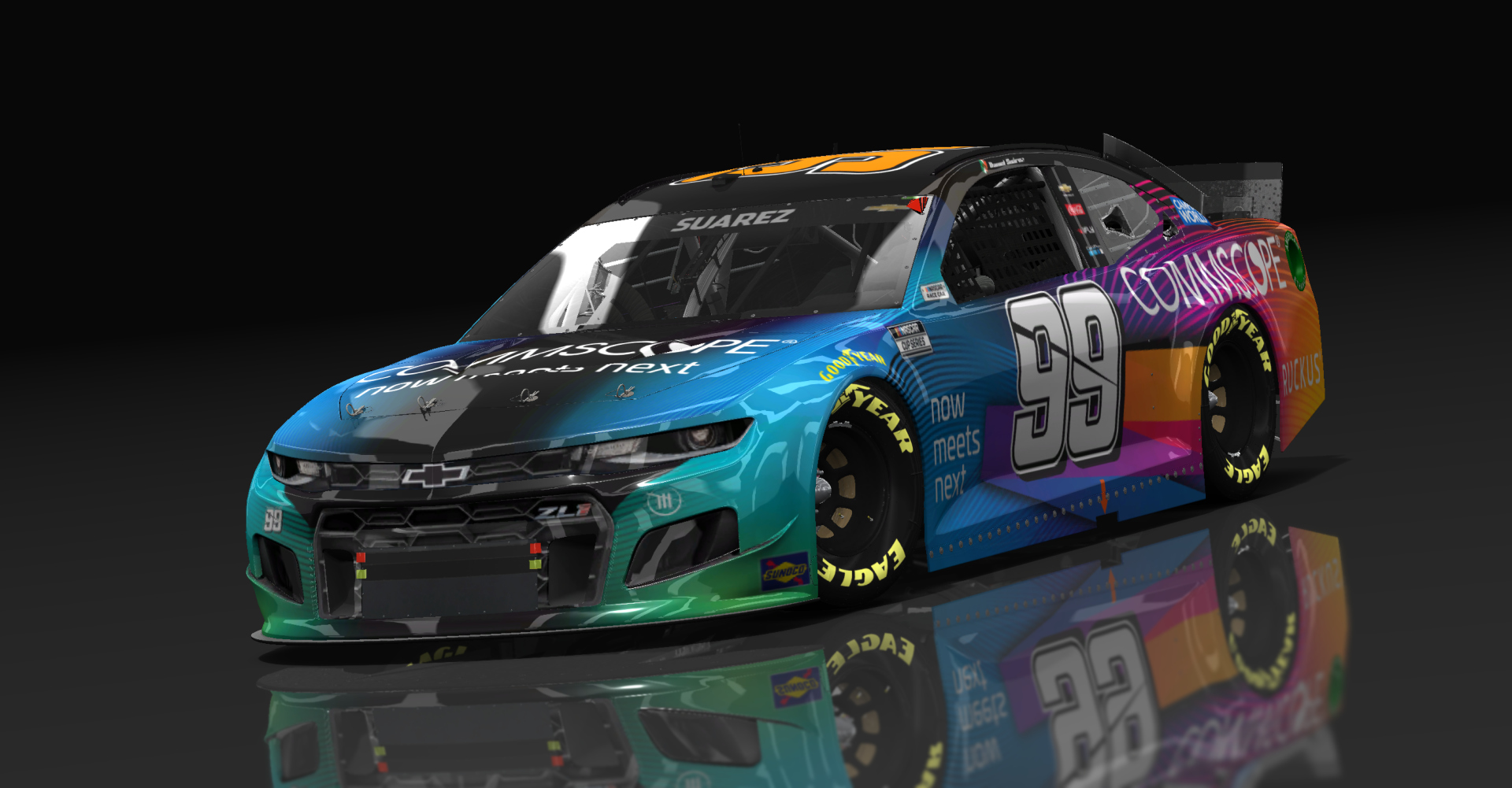 Chevrolet Camaro NASCAR '21, skin #99Daniel_Suarez