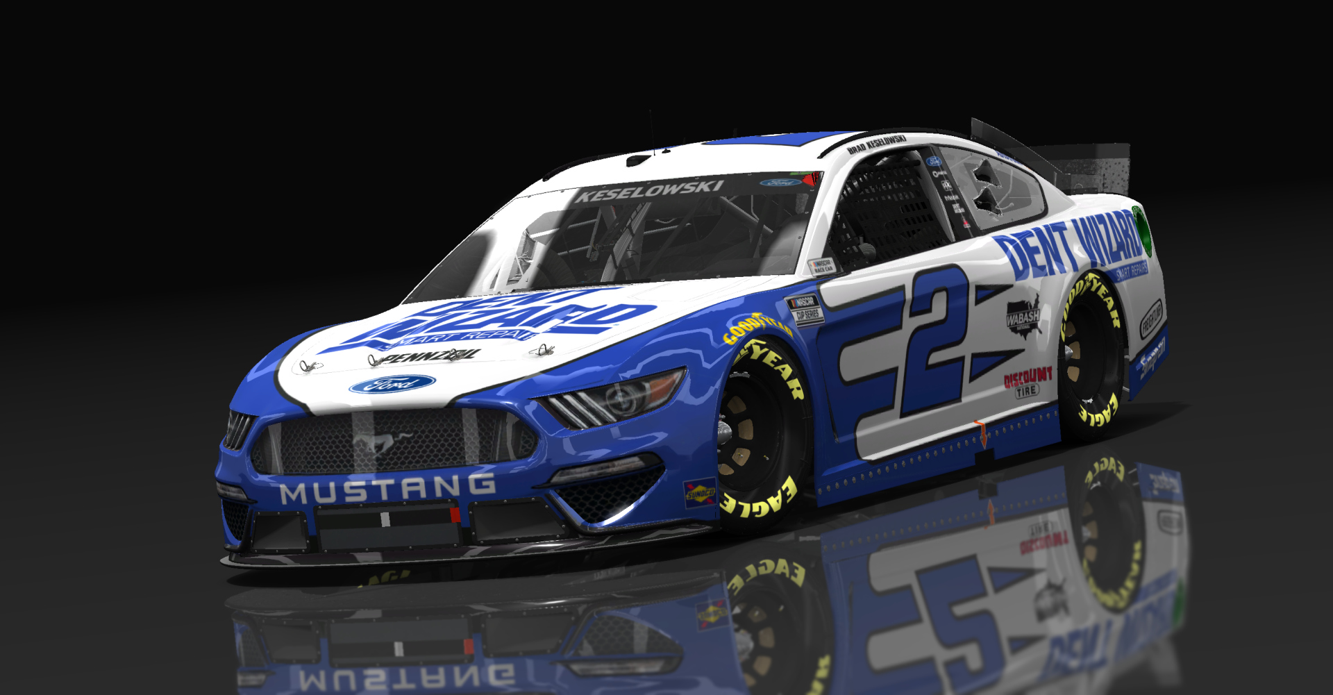 Ford Mustang NASCAR '21, skin #2Brad_Keselowski