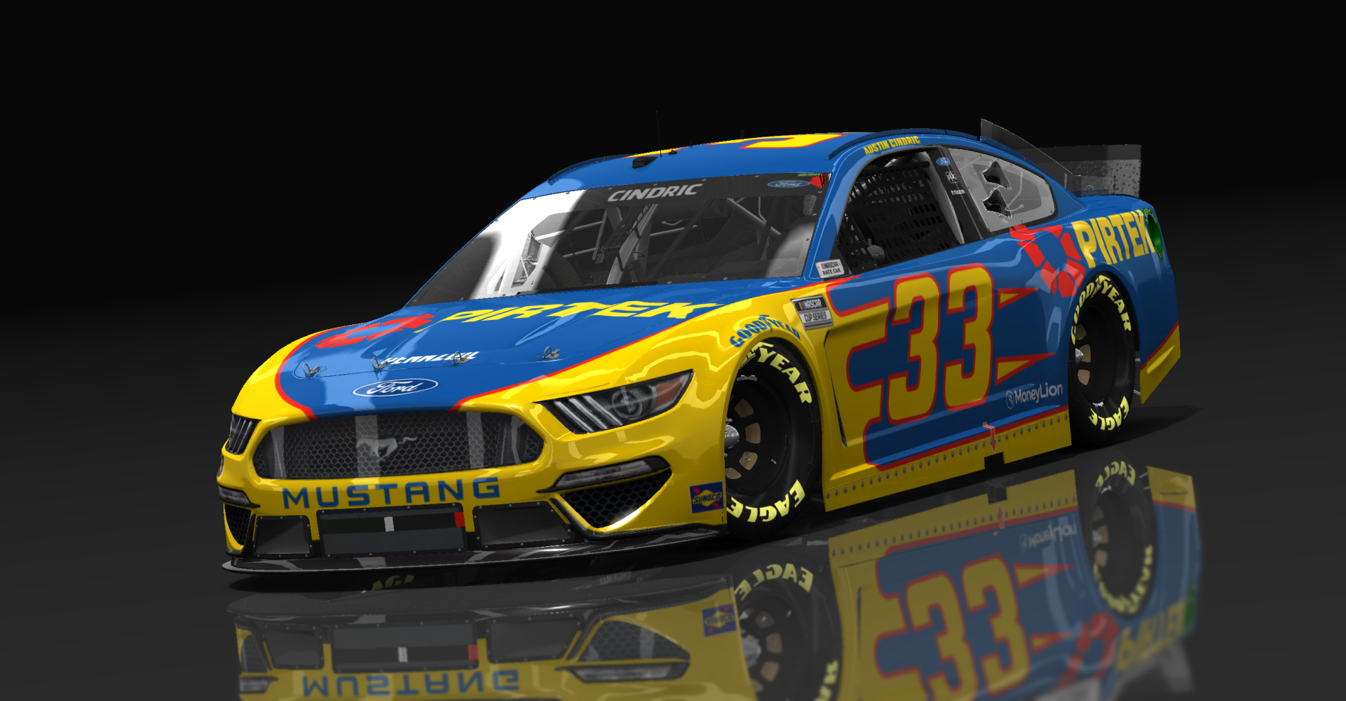 Ford Mustang NASCAR '21, skin #33Austin_Cindric