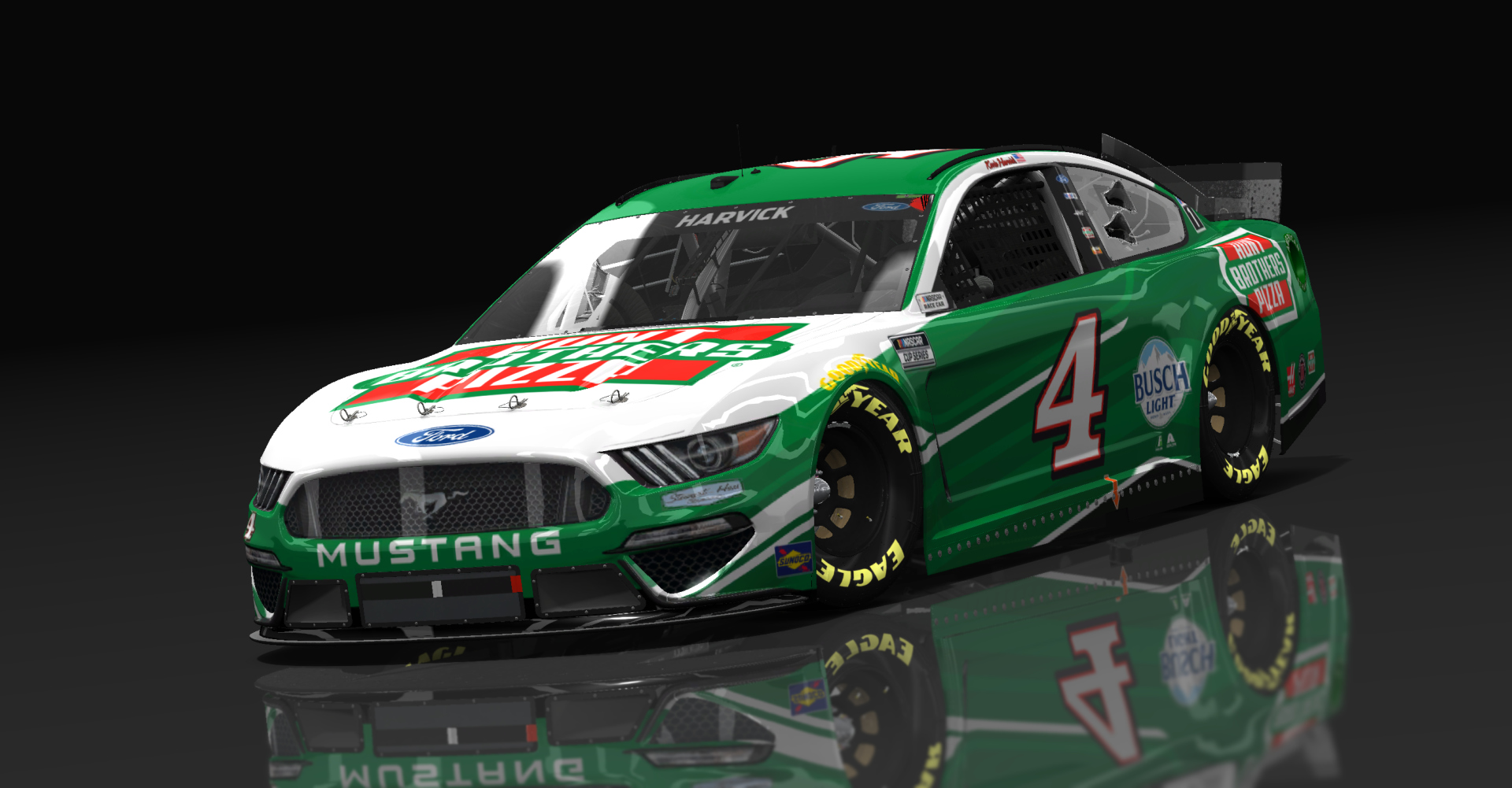 Ford Mustang NASCAR '21, skin #4Kevin_Harvick_Atlanta