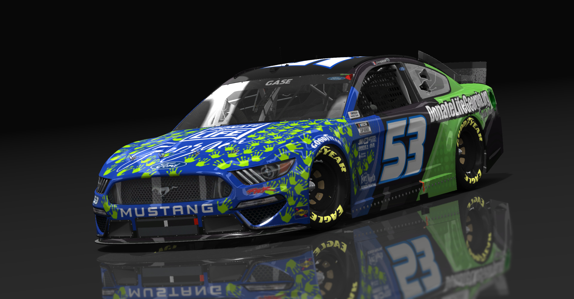 Ford Mustang NASCAR '21, skin #53Joey_Gase