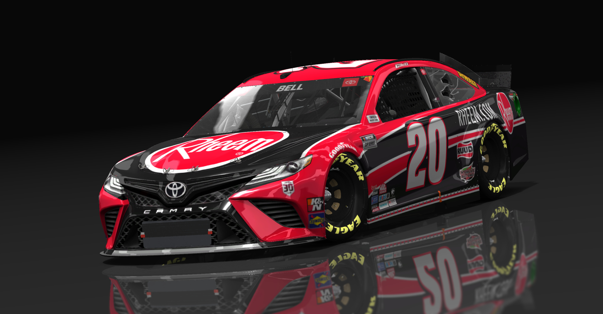 Toyota Camry NASCAR '21, skin #20Christopher_Bell