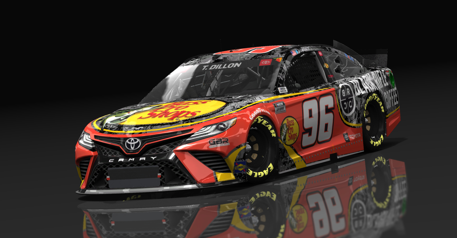 Toyota Camry NASCAR '21, skin #96Ty_Dillon