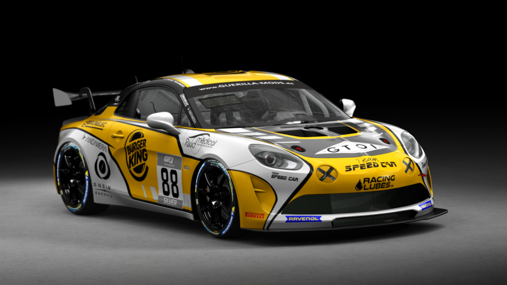 Alpine A110 GT4, skin rm_gt4_european_series_2019_team_speedcar_88