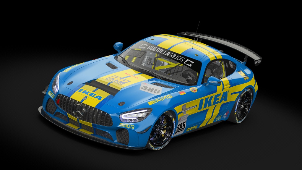 Mercedes AMG GT4 EVO, skin 385-ikea