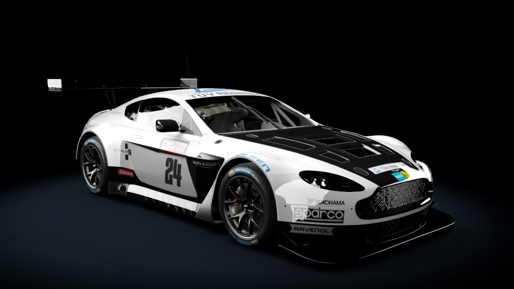 Aston Martin Vantage GT3, skin simsport haley