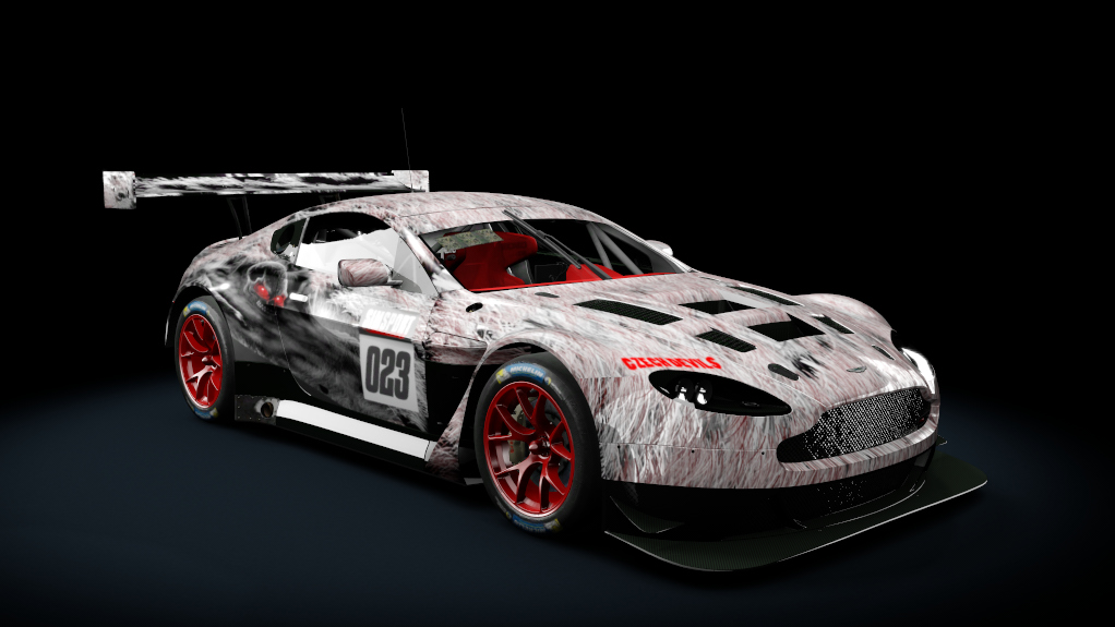 Aston Martin Vantage GT3, skin simsport_Macháček