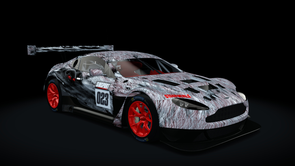 Aston Martin Vantage GT3, skin simsport_Machacek