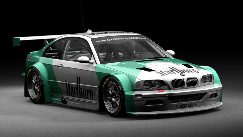 BMW M3 E46 GTR, skin 47_Marlboro