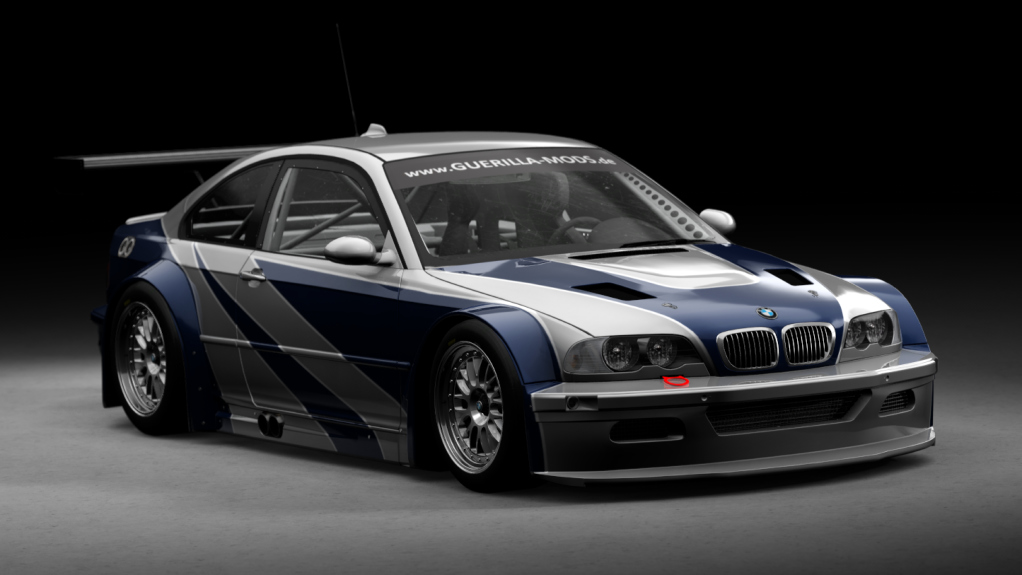 BMW M3 E46 GTR, skin nfs_mw