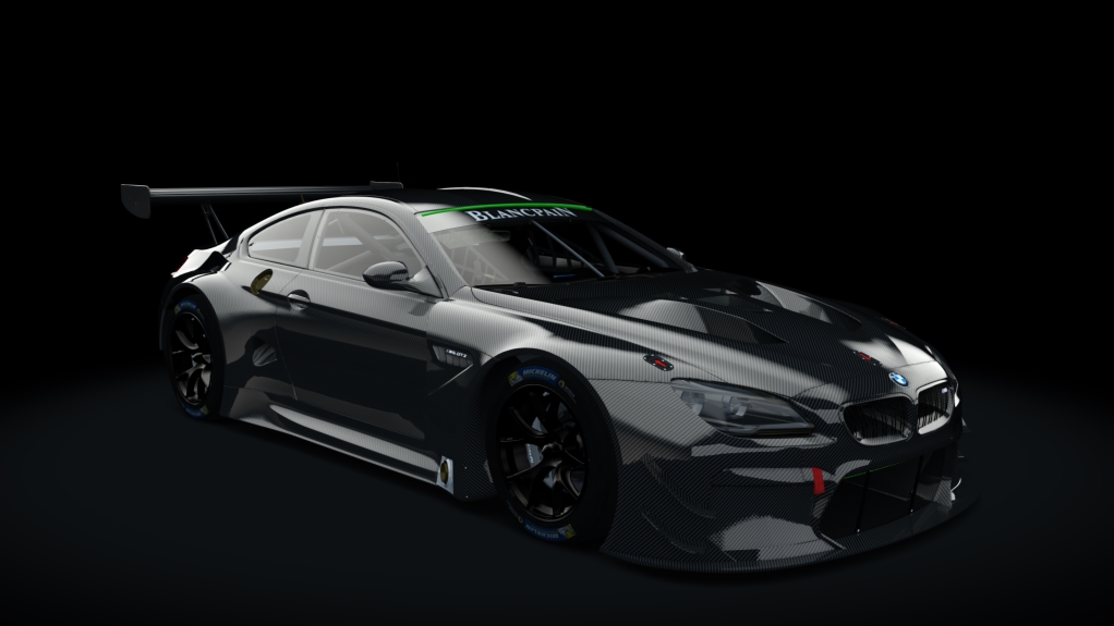 BMW M6 GT3 ACC, skin carbon