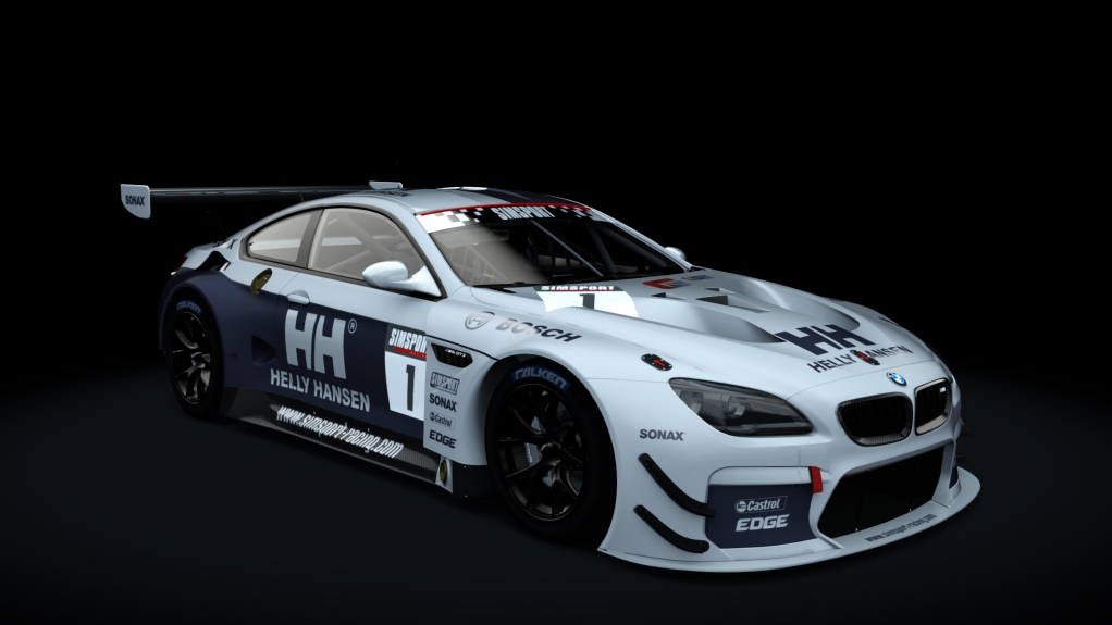 BMW M6 GT3 ACC, skin hally_hansen_2