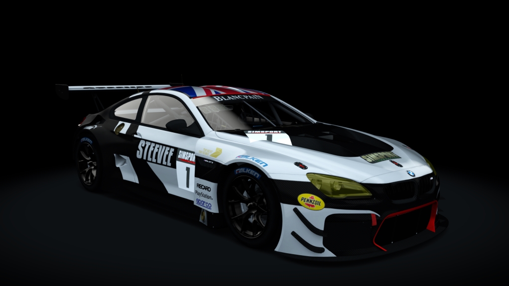 BMW M6 GT3 ACC, skin simsport_haley