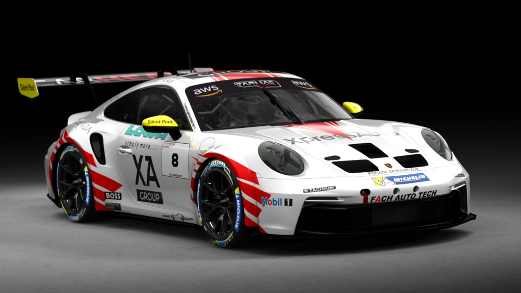 Porsche 911 GT3 Cup 992, skin 8_fach_auto_tech