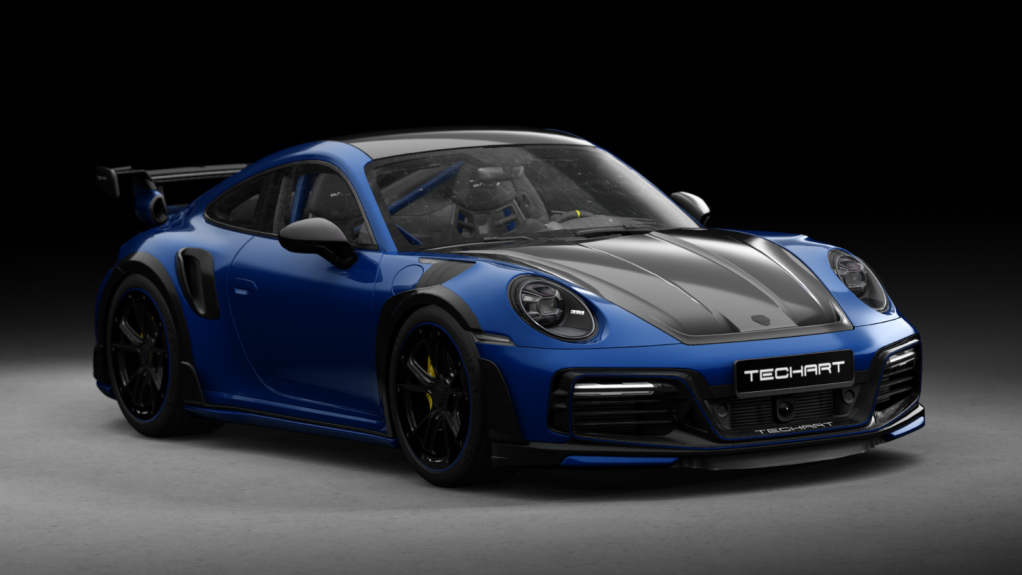 TECHART GTstreet R, skin enzian_blau_metallic