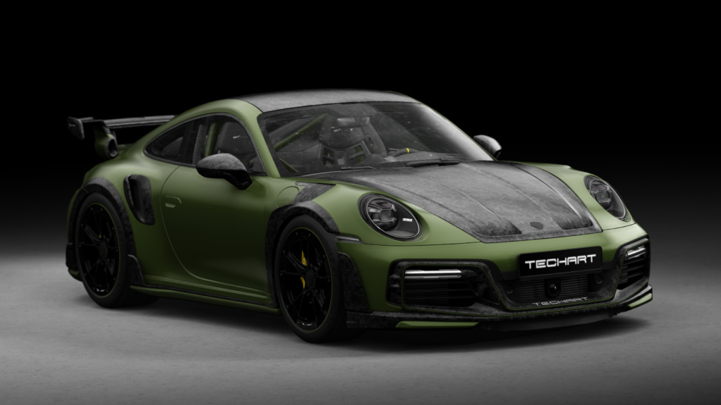 TECHART GTstreet R, skin olive_grün