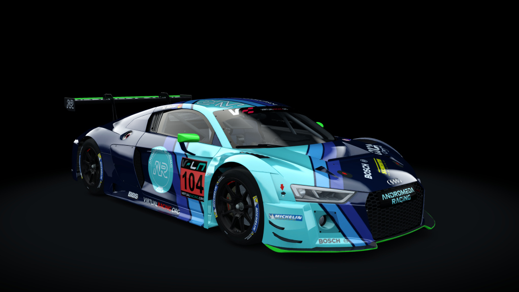 Audi R8 LMS 2016, skin VRLNIII_104_MW