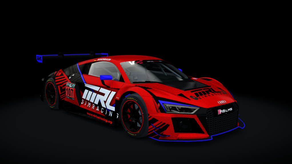 Audi R8 LMS 2016, skin VRLNIII_107_SR