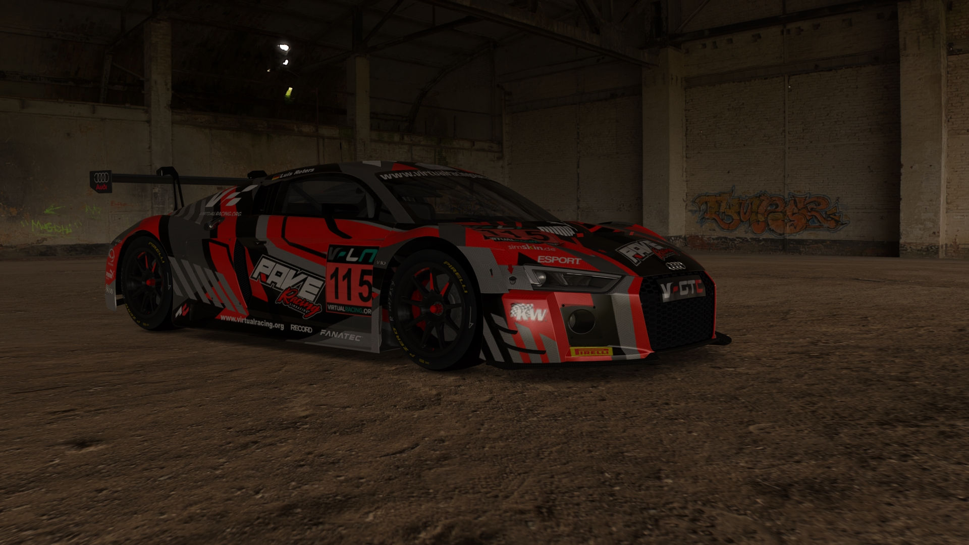 Audi R8 LMS 2016, skin VRLNIII_115_LR