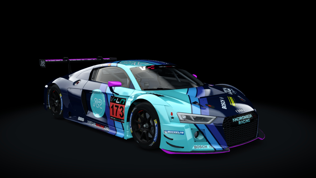 Audi R8 LMS 2016, skin VRLNIII_173_NS