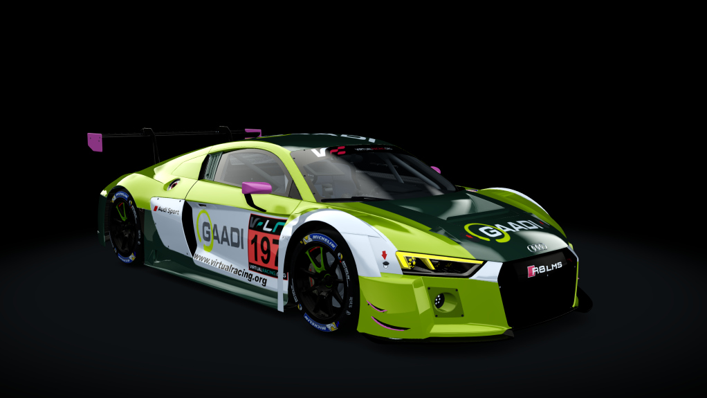 Audi R8 LMS 2016, skin VRLNIII_197_DM