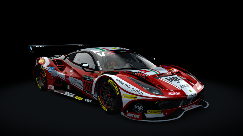 Ferrari 488 GT3, skin VRLNIII_169_TR