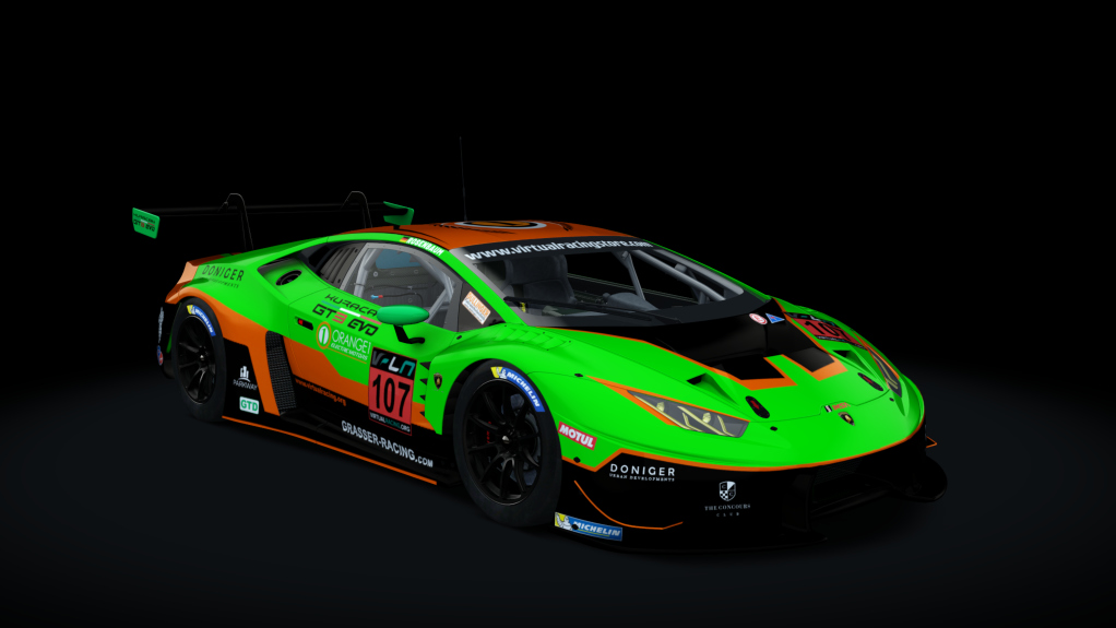 Lamborghini Huracan GT3, skin VRLNIII_107_SR