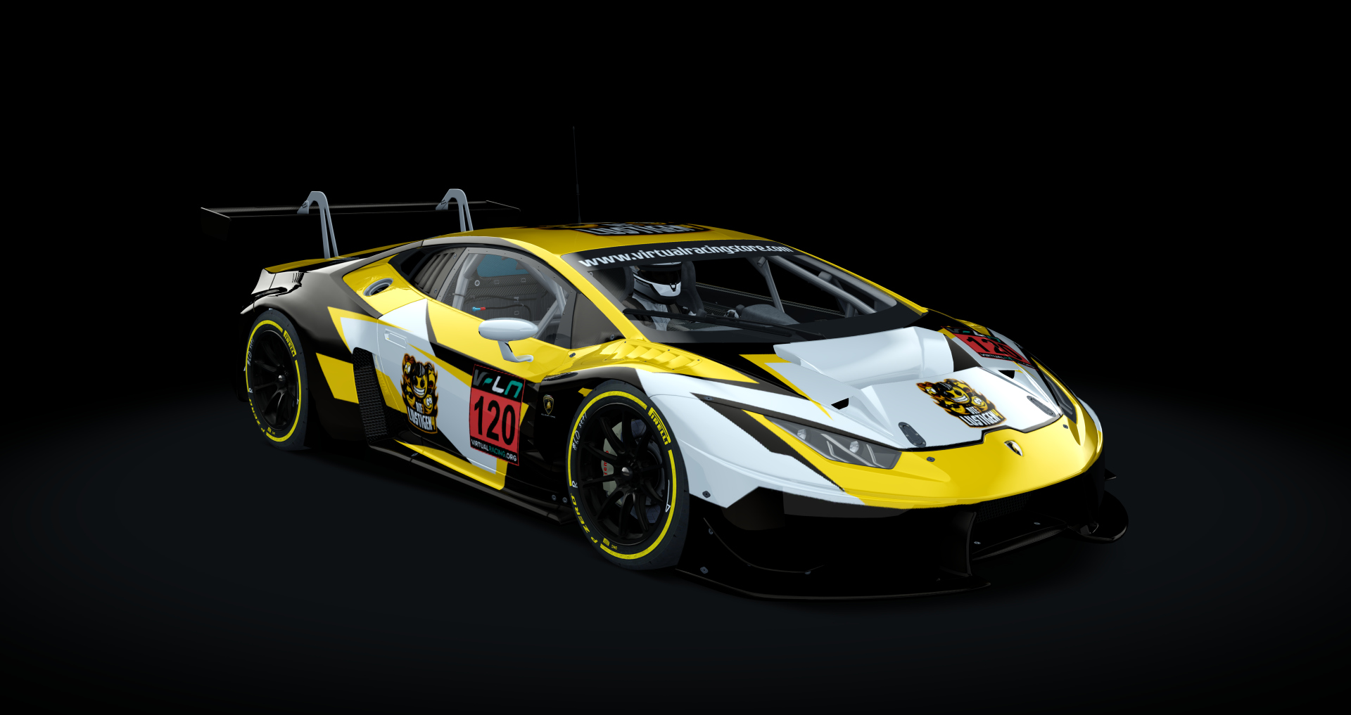 Lamborghini Huracan GT3, skin VRLNIII_120_FD