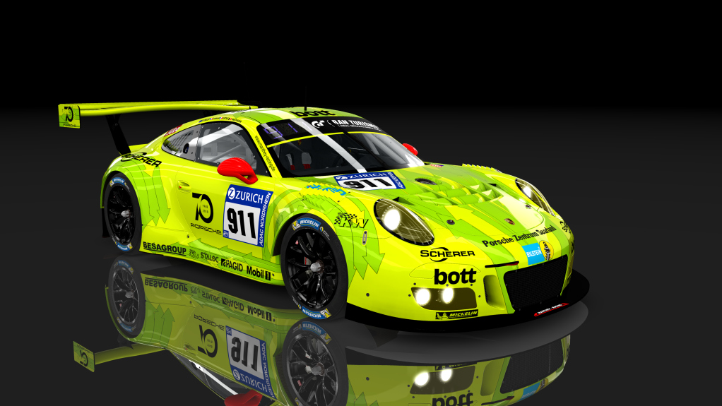 Porsche 911 GT3 R 2016, skin 911_Manthey_Racing_N24_2018