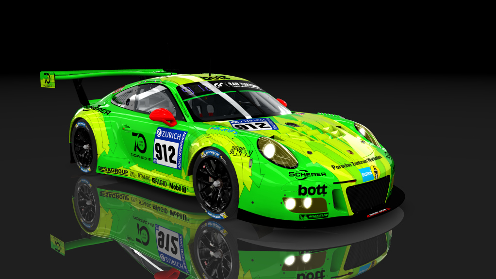 Porsche 911 GT3 R 2016, skin 912_Manthey_Racing_N24_2018