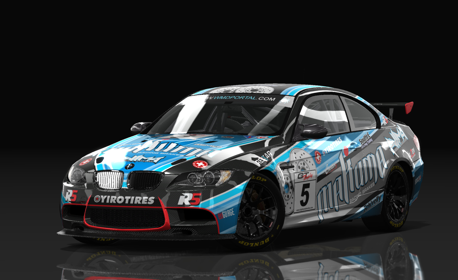 RR BMW M3 E92 GT4, skin 05