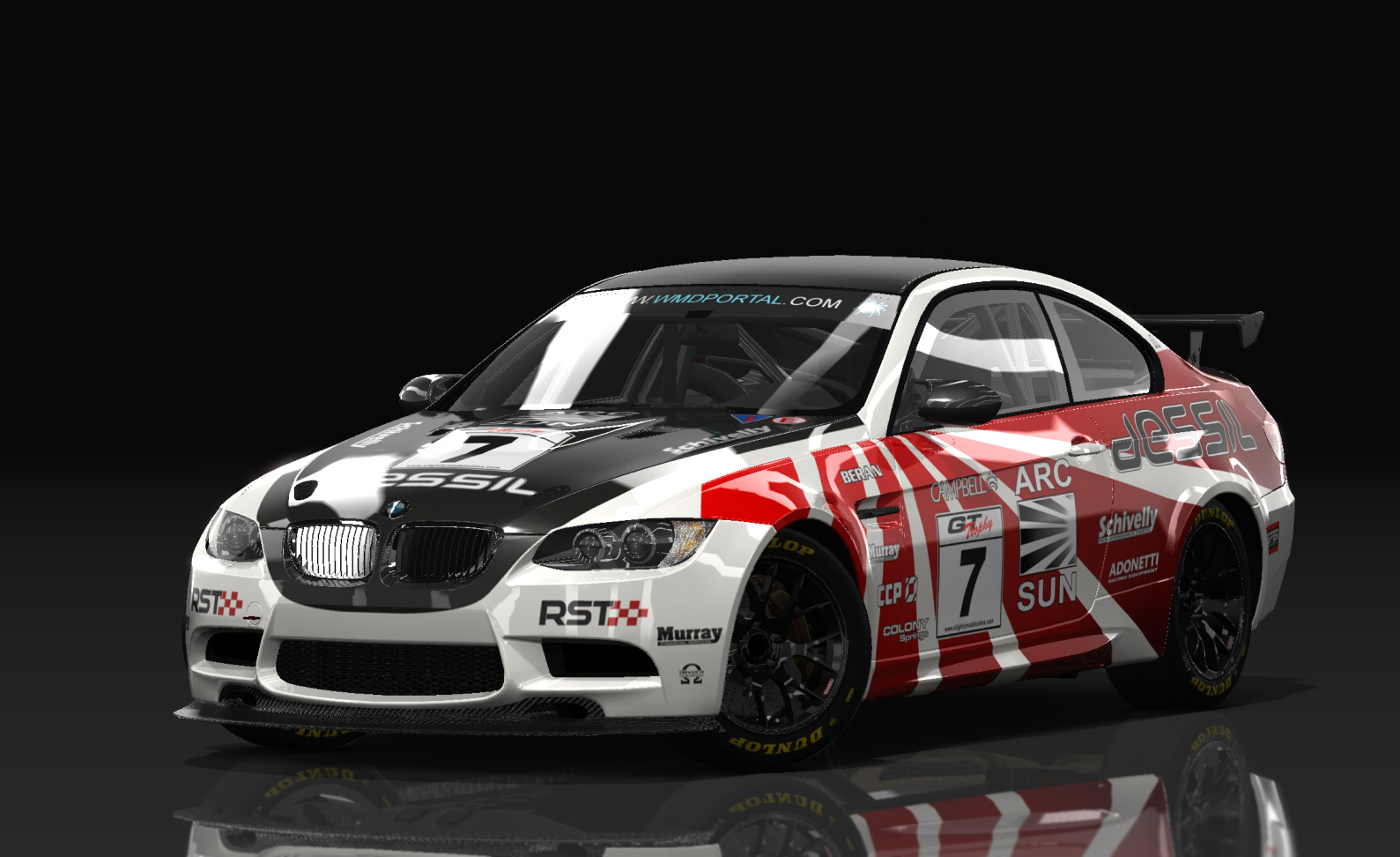 RR BMW M3 E92 GT4, skin 07