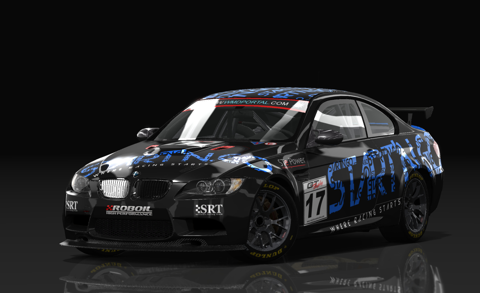 RR BMW M3 E92 GT4, skin 17