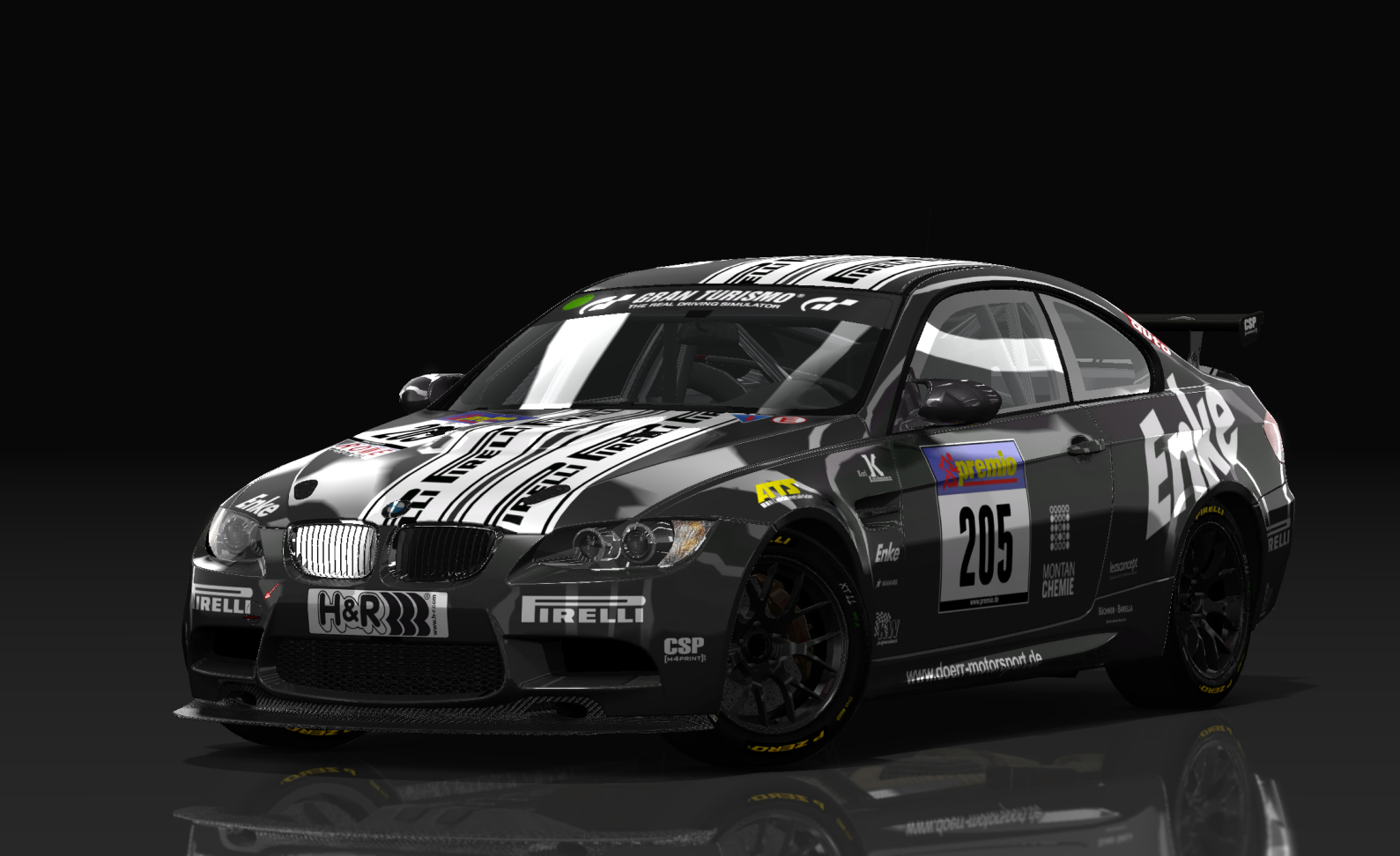 RR BMW M3 E92 GT4, skin 205_Dorr_Motorsport_VLN