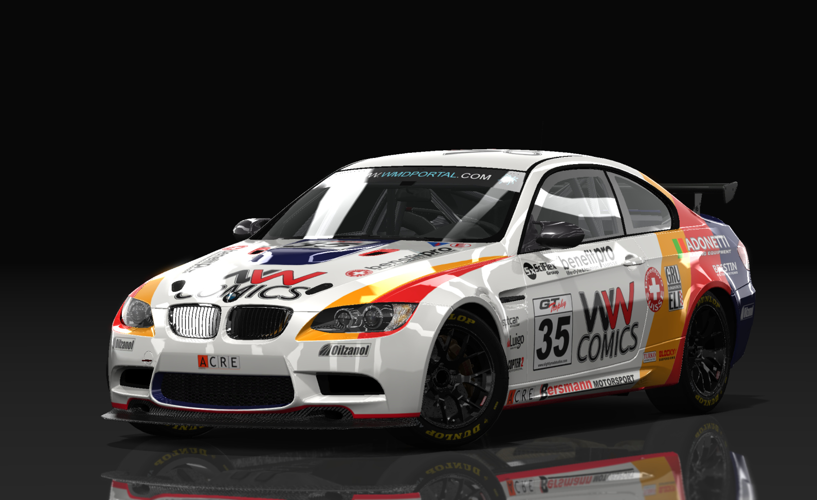 RR BMW M3 E92 GT4, skin 35