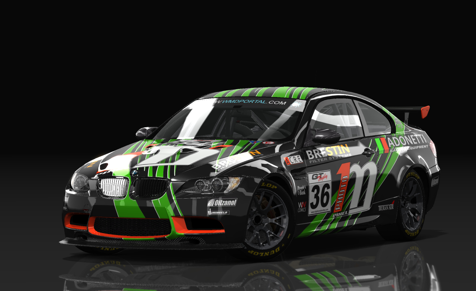 RR BMW M3 E92 GT4, skin 36