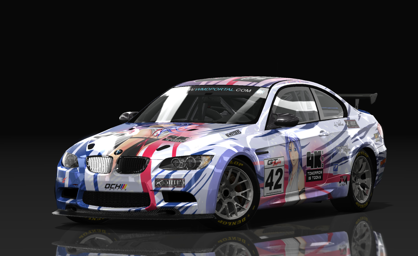 RR BMW M3 E92 GT4, skin 42