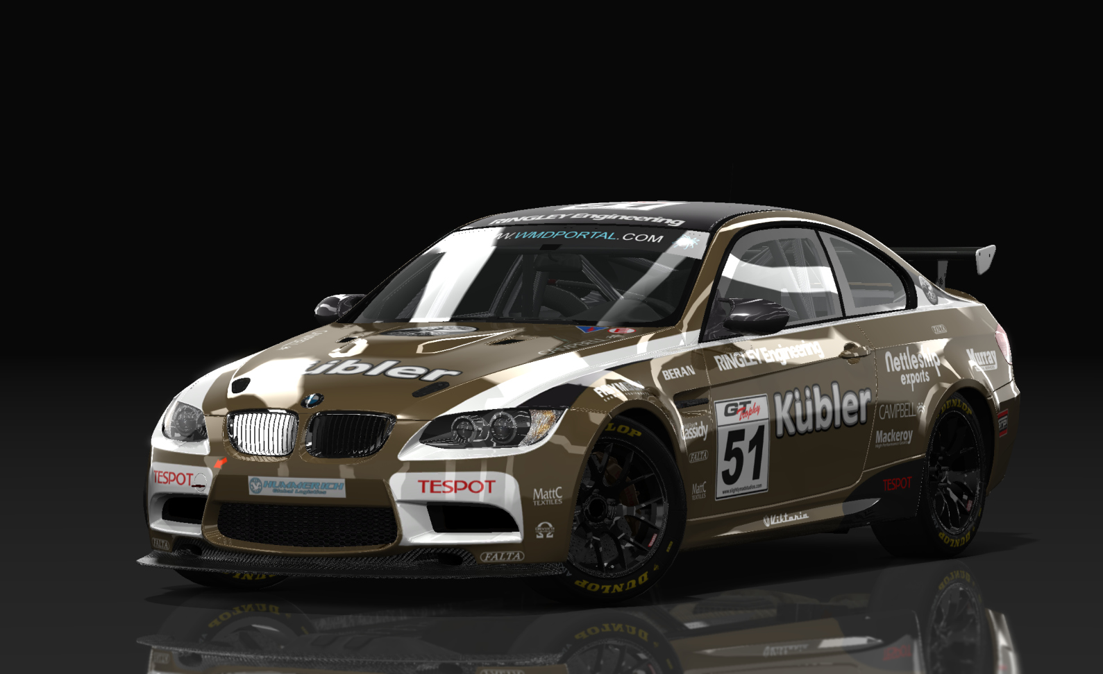 RR BMW M3 E92 GT4, skin 51