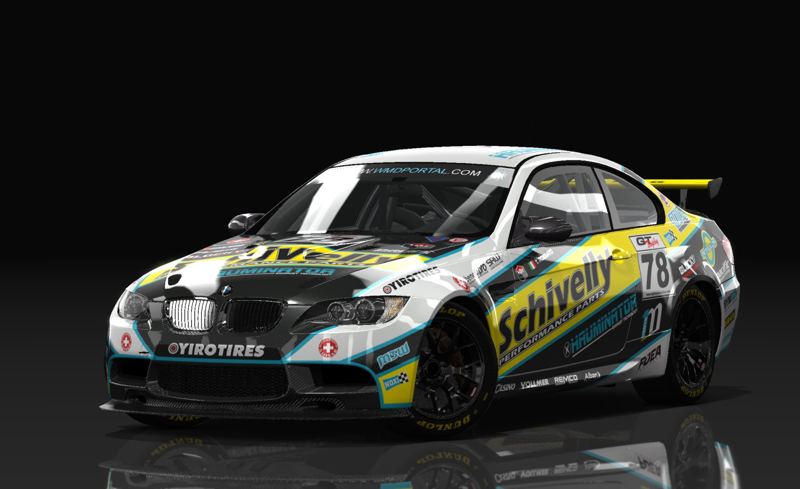 RR BMW M3 E92 GT4, skin 78