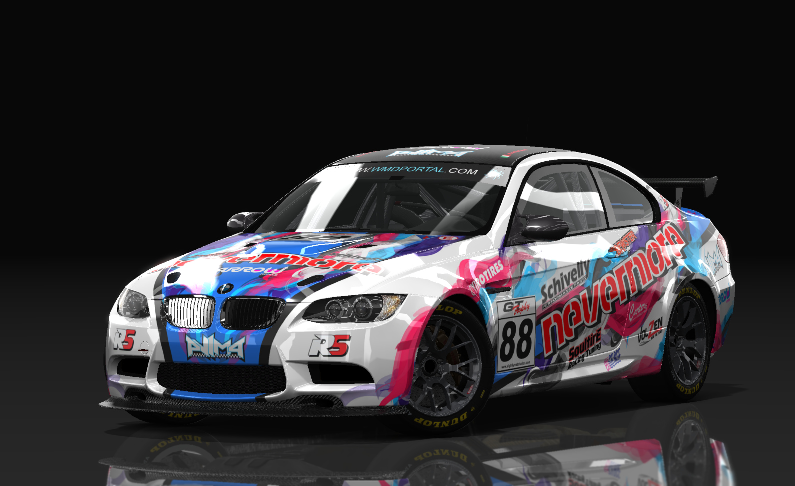 RR BMW M3 E92 GT4, skin 88