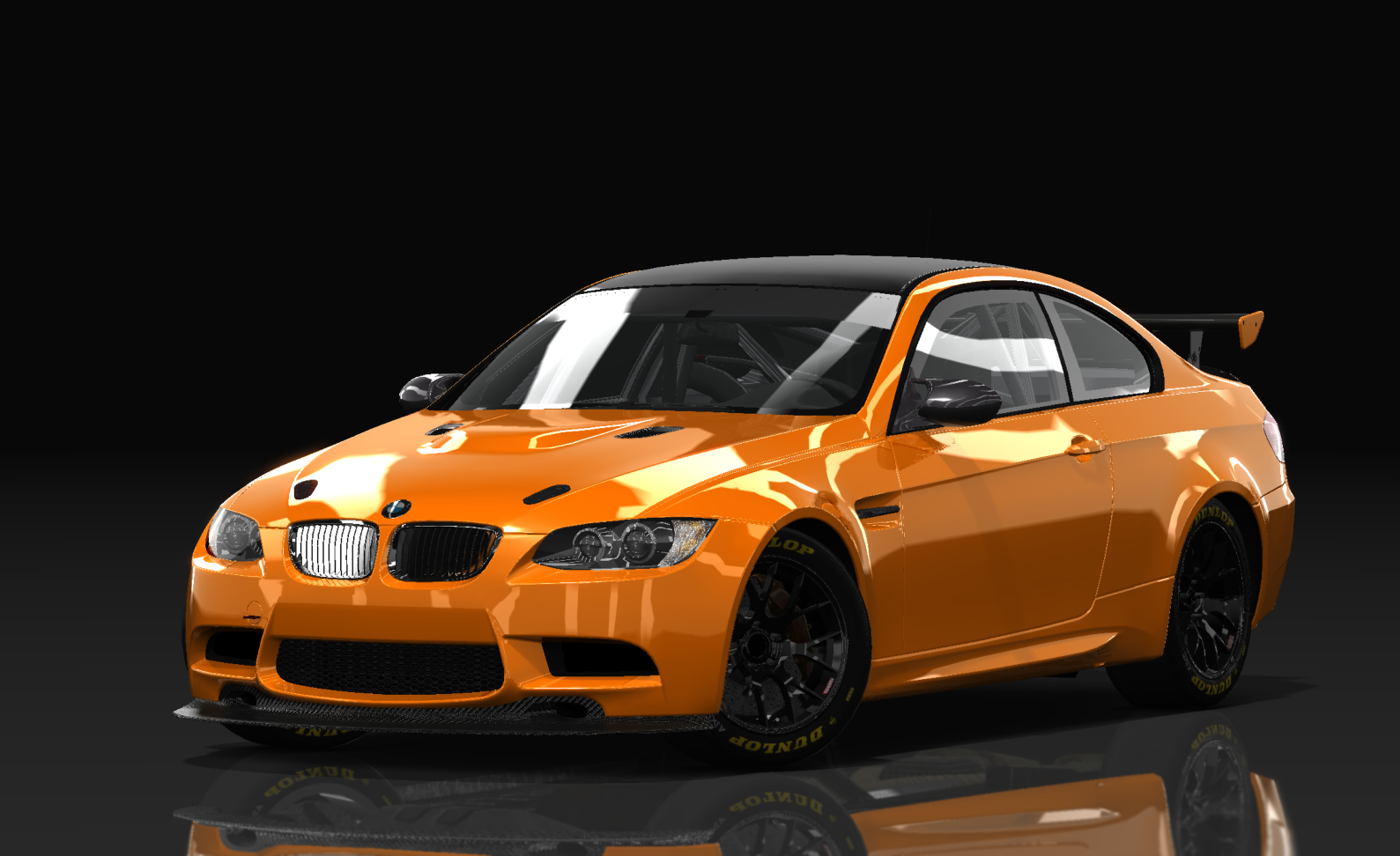 RR BMW M3 E92 GT4, skin orange