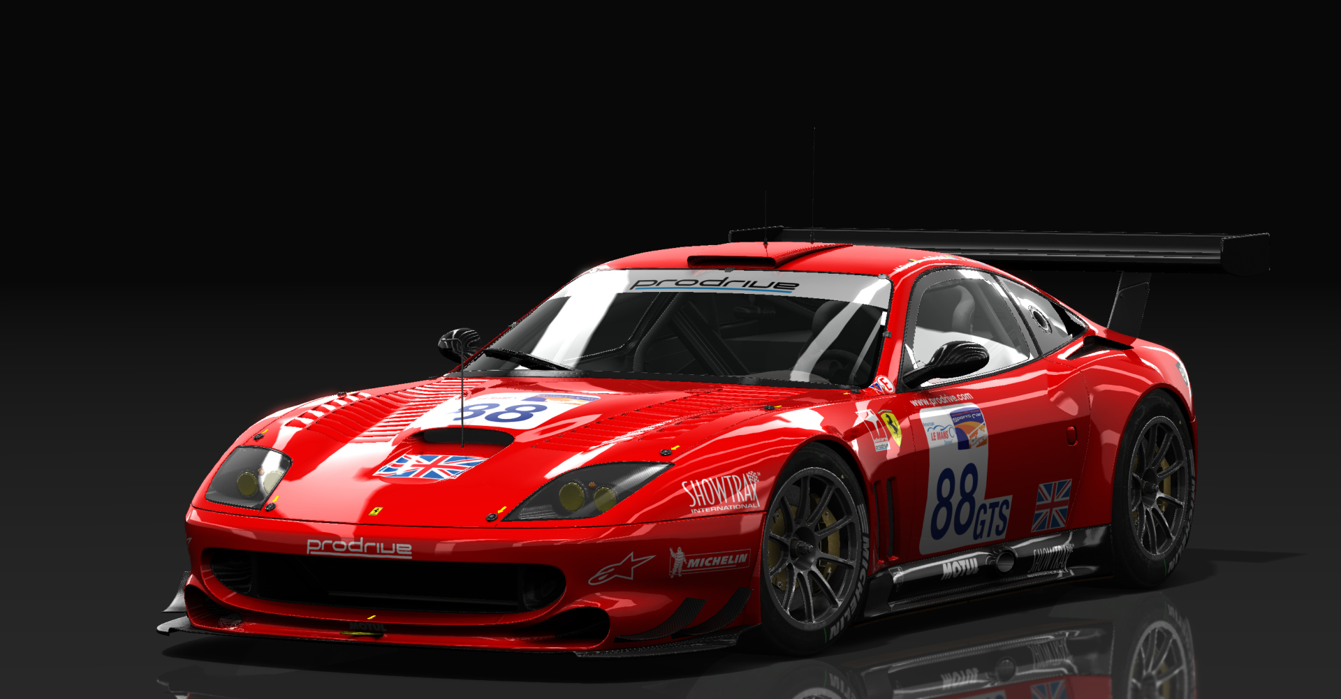 Ferrari 550 GTS Maranello, skin 2001_ALMS_88_Prodrive