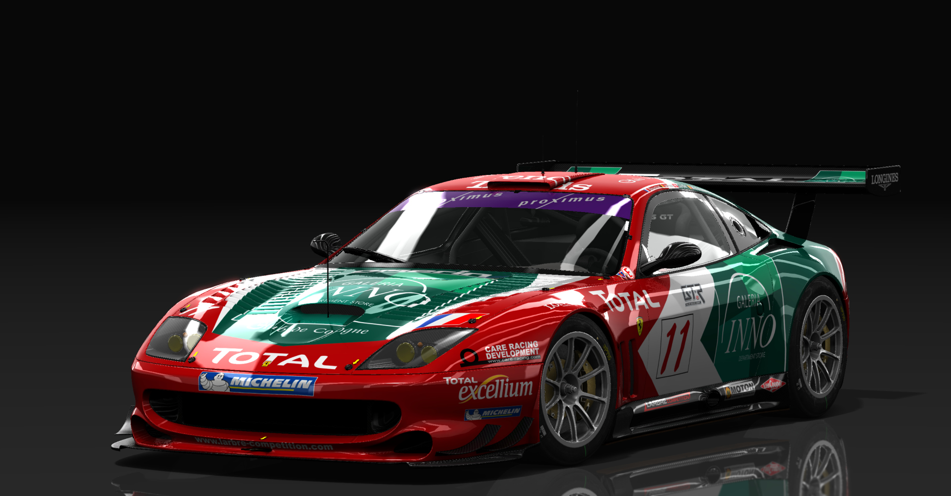 Ferrari 550 GTS Maranello, skin 2005_fiagt_11_Larbre_Competition_3